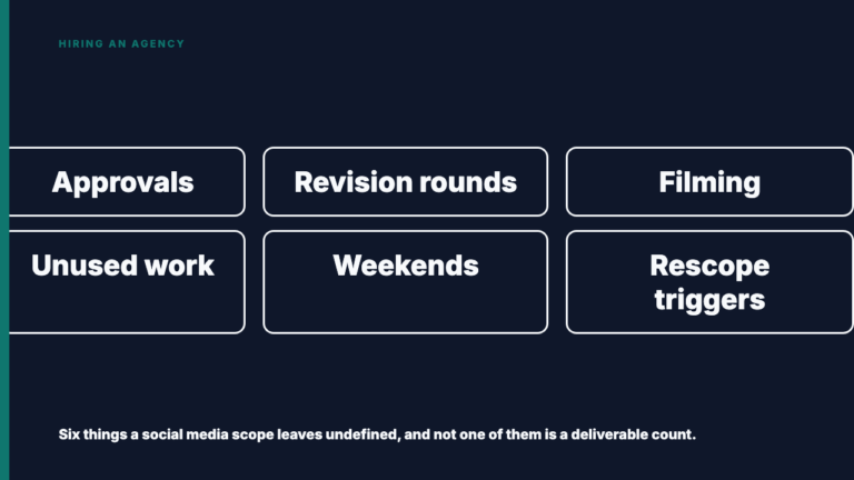 How to Read an Agency Scope of Work Before You Sign It