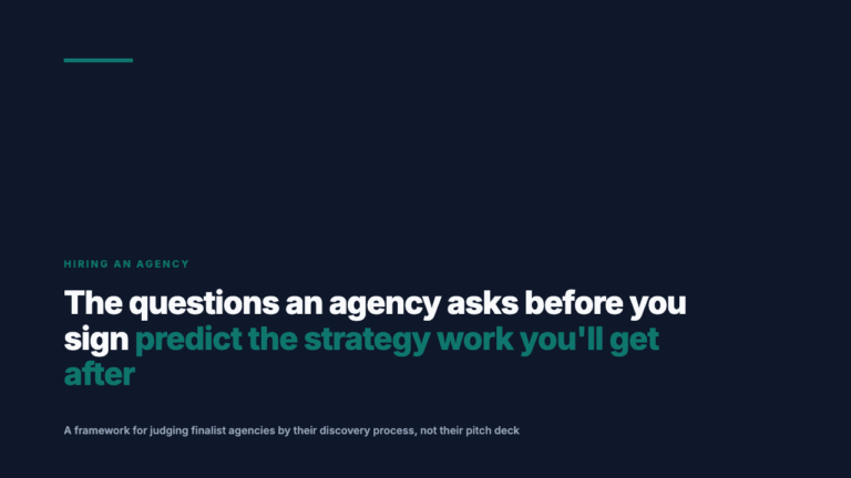 A Weak Discovery Questionnaire Is a Preview of Weak Strategy
