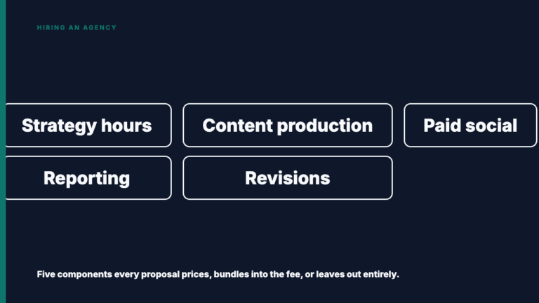 How to Compare Agency Proposals With Different Scopes