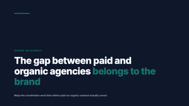 Paid and Organic Social Agencies: Who Owns the Handoff
