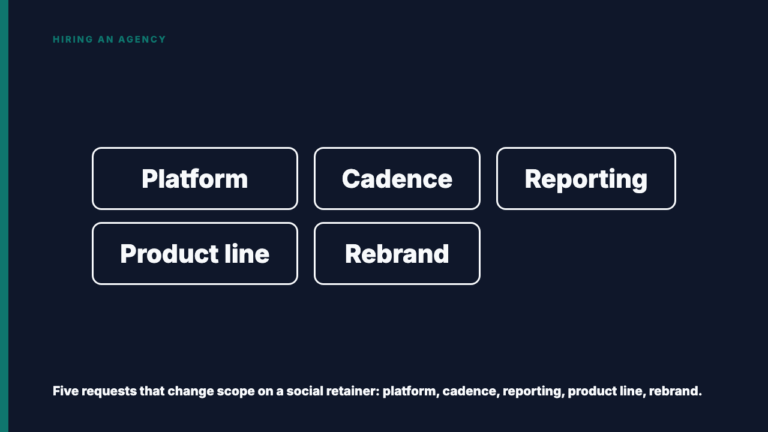 What Counts as a Change Order With Your Social Media Agency