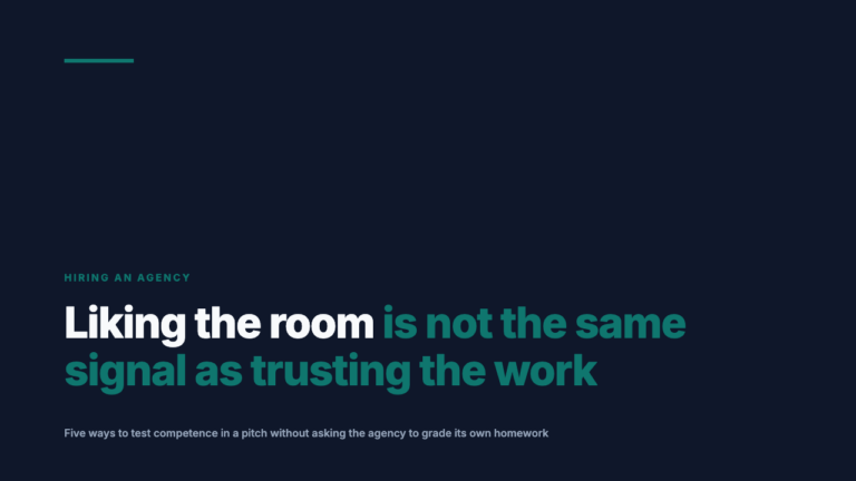 The Agency You 'Click' With Isn't Automatically the Right Hire